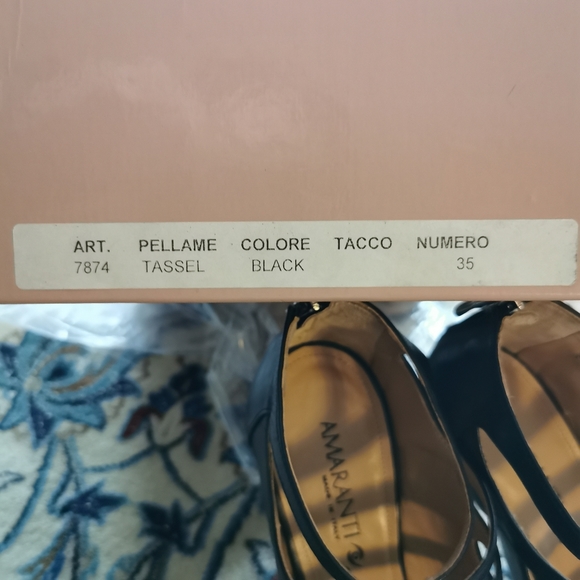 Amaranti black dress shoes - Picture 9 of 11